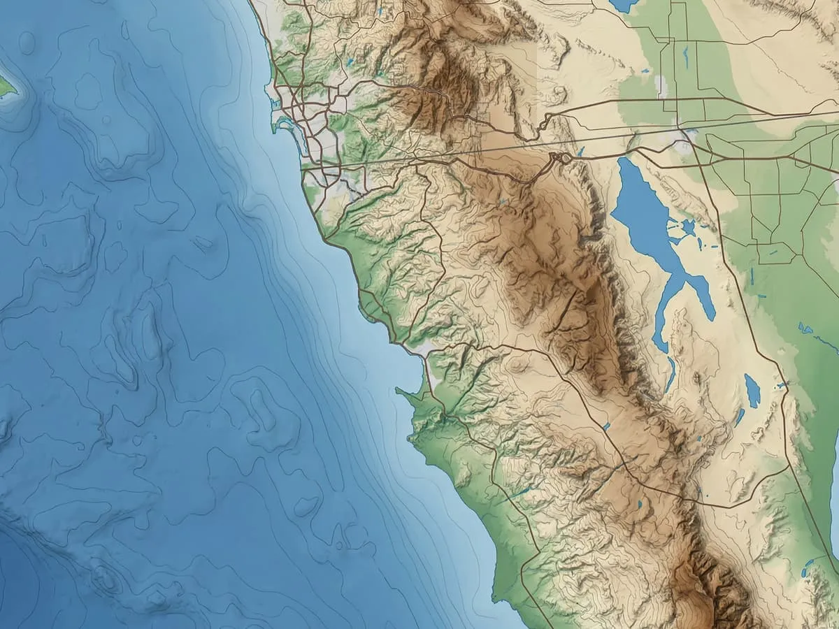 Map background